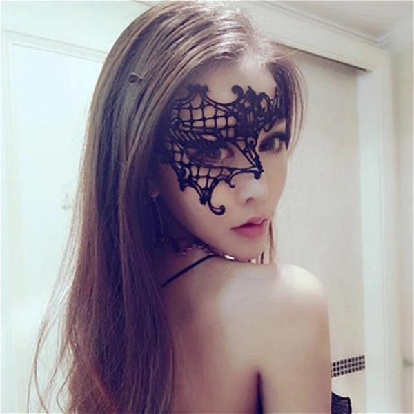 Halloween Cosplay And Party Lace Eye Mask Sexy Lady Cutout Eye Mask For Masquerade Party Fancy Dress Costume 2N001