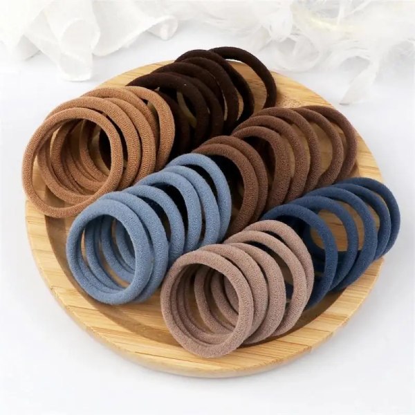 100/50/10PCS Elastic Hair Bands Hair Ties Ropes Ponytail Holder Headband Girls Scrunchie Colorful Headwear Hair Accessories