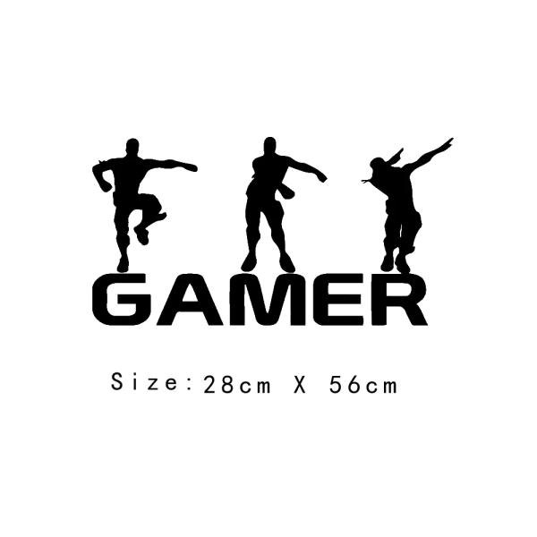 Gamer Vinyl Wall Sticker For Kids Rooms Decoration decal Poster boys Gaming PS4 Battle Royale Game Stickers Mural Wallpaper