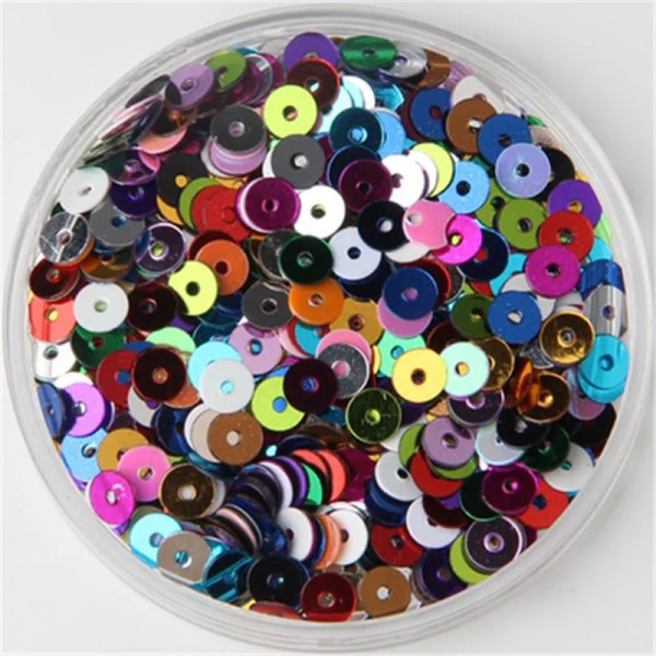 20g/lot 3mm 4mm 5mm 6mm Sequins PVC Flat Round Dull Polish Sequin Paillettes Sewing Wedding Craft Women Garments Accessories