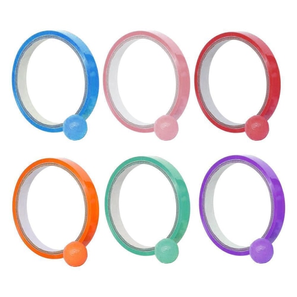 6pcs Sticky Ball Tape Decompression Toys Colorful Crafts For Accessories