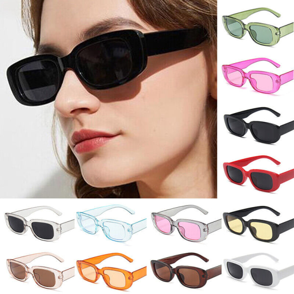 Classic Black Lens Sunglasses Mens Womens Neon Retro Fashion UV400 Glasses UK