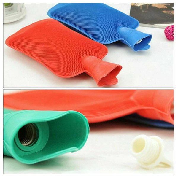 1PC Thick Hot Water Bottles Portable Rubber Winter Warm Hot Water Bag Hand Warmer Girls Pocket Hand Feet Warm Water Bottle