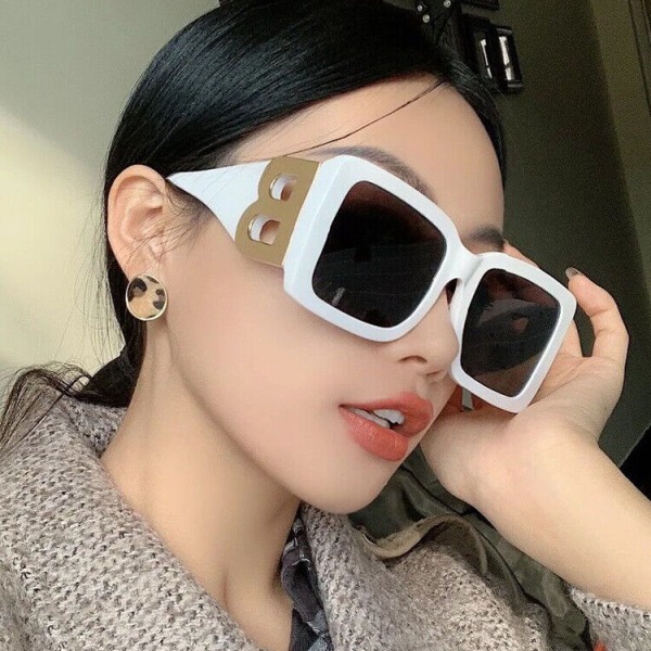 Women's Sunglasses UV Protection Large Rim Sunglasses Slimming Internet-Famou