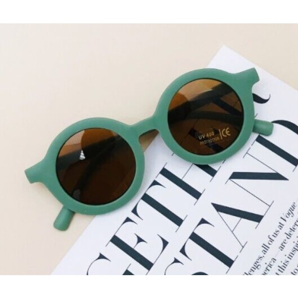 New Lovely Kids Baby Sunglasses Children Sun Glasses Round Street Beat Baby Boy