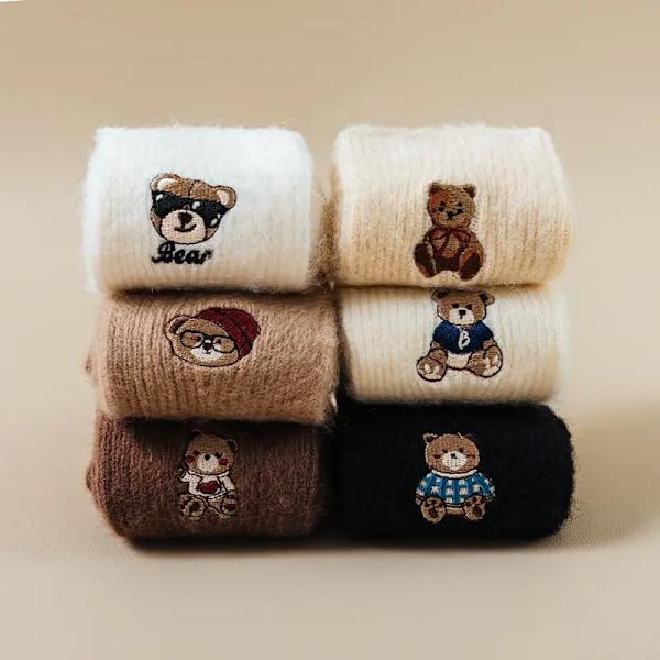 2023 Autumn and Winter Socks Women's Mid-tube Socks Wool Socks Stockings Comfortable Soft Plush Socks Women   ֧    ߧ    ߧ  ܧ