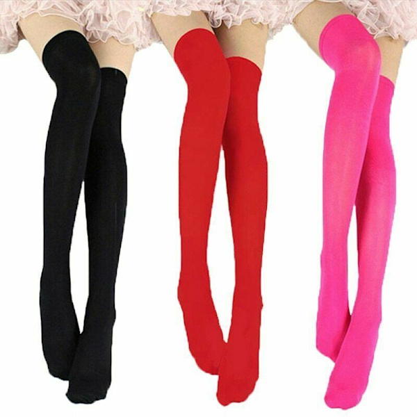 Thigh High Stockings Over Knee Socks Velvet Calze Stretch