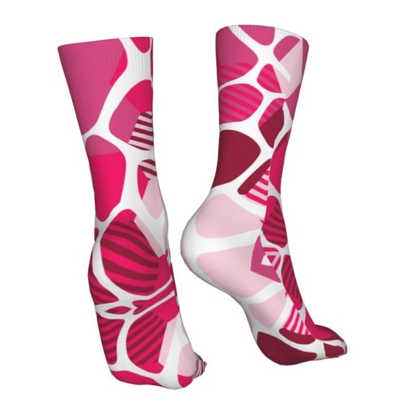 Unisex Pink Turtle pattern Socks 3D Colorful Athletic Sport Novelty Socksdd111