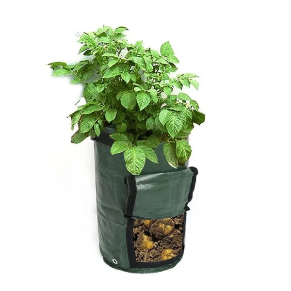 PE Potato Planting Bag Tomato Vegetable Plant Growth Bag DIY Planting Garden Pot Farm Home Garden Woven Fabric Bag