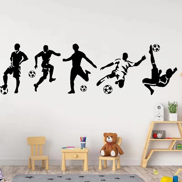 Diy Beckham football Wall Sticker Pvc Wall Art Stickers Modern Fashion Wallsticker For Kids Rooms Nursery Room Decor Decal Mural 80*27cm