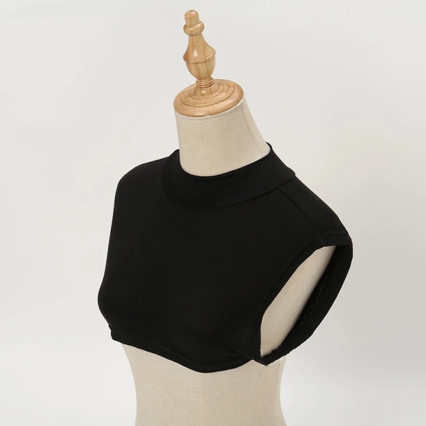 Elasticity Modal False Collars Turtleneck High Inner Neck Cover For Women Solid Square Detachable Neck Collar 2023 New Design