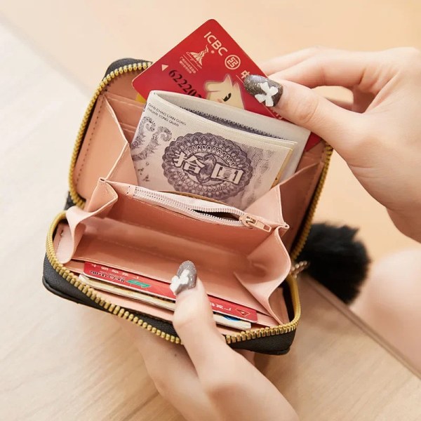 2023 Wallet Purses for Women Card & ID Holders Simple Fashion Plush Bag Bolso De Mujer