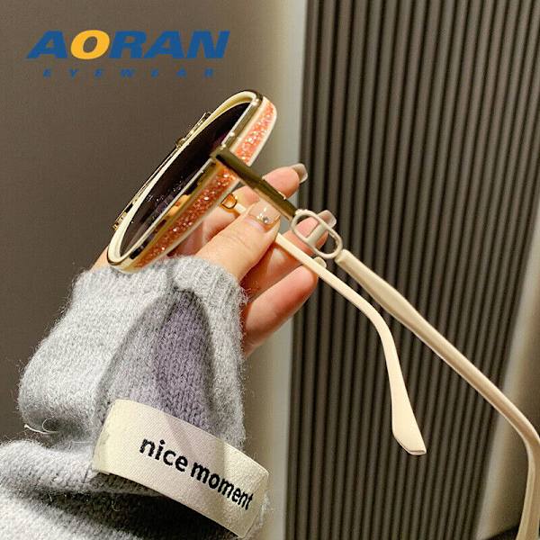 New Women's UV Protection to Make Big Face Thin-Looked Sun Glasses Polarized