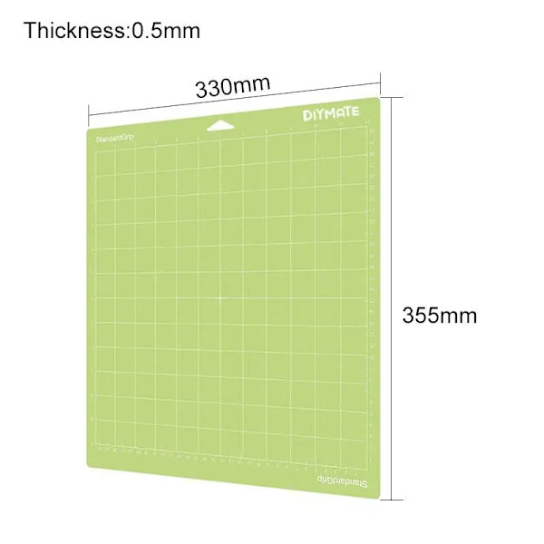 3pcs Mixed Color Engraving Machine Base Plate Cutting Mat For Cricut/cameo 4 With Adhesive Pvc Cutting Mats