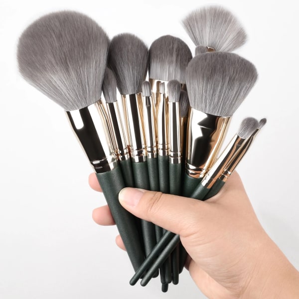 13/14pcs Makeup Brushes Set Eyeliner Shadow Eyebrow Brush Cosmetic Foundation Blush Powder Professional Beauty Cosmetic Tools