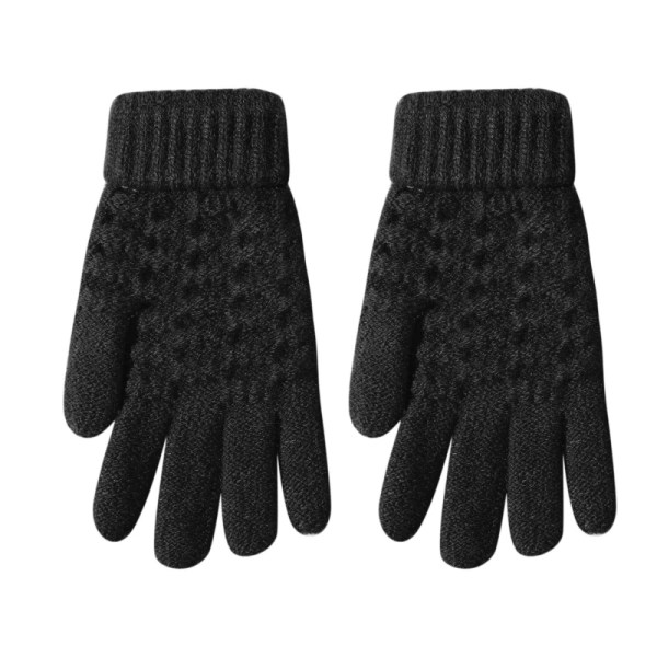 Children's Gloves Winter Warm Comfortable Soft Knitted Velvet Jacquard Clothing Accessories Practical Convenient Kids Gloves