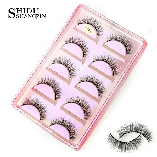 Faux Cils 3/5 Pairs False Eyelashes make up Natural Long Dramatic Halloween Eyeylash 3D Mink Lashes Tools Extension maquiagem