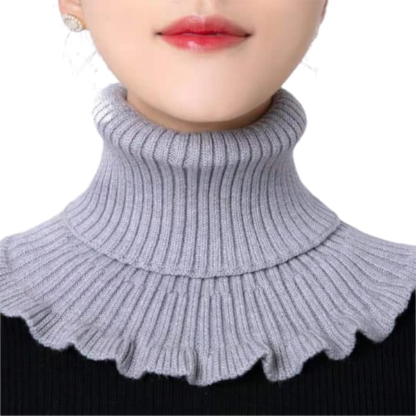 Winter Turtleneck False Collars Knitted Faux Collar Detachable Shirt Fake Collar