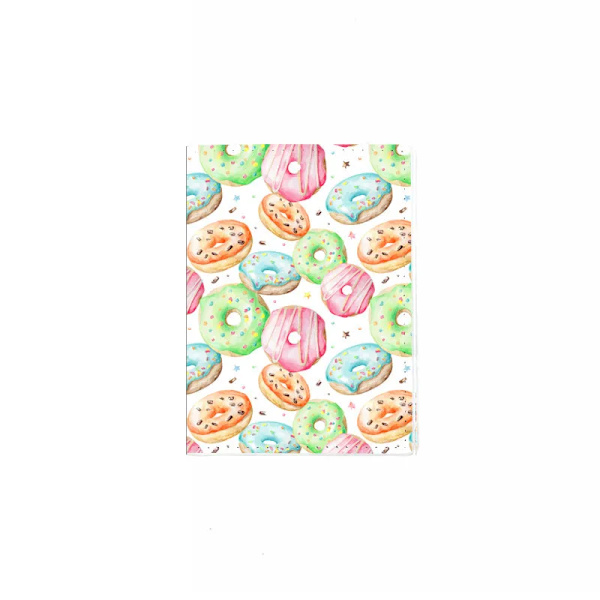 PU Passport Cover Dessert Pattern Travel Passport Holder Protector Document Business Credit ID Cards Wallets Case Bag Organizer