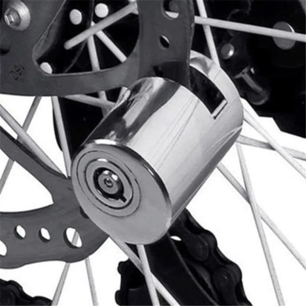 Portable 1PC Bike Bicycle Lock Alloy Anti-theft Lock Waterproof Security Motorcycle Disc Brake Lock Bicycle Accessories 2#