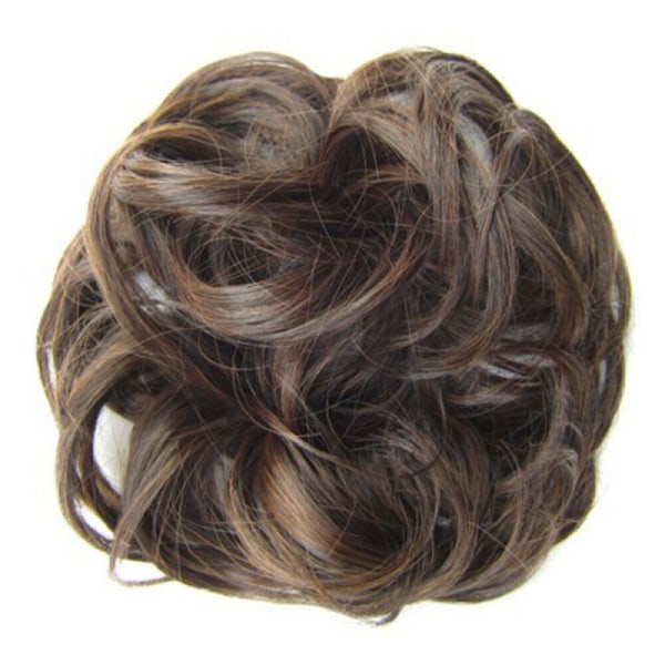 Real Soft Curly Messy Bun Hair Piece Scrunchie 100% Natural Hair Extensions NEW