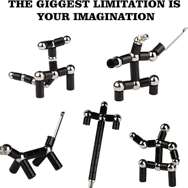 Fidget Pen, Decompression Magnetic Fidget Toy Pen for Kids Adults, Metal Magnet