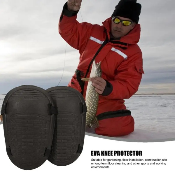 1 Pair Ice Fishing Knee Pads Suitable For Winter Outdoors On Ice Knee Warm Protector EVA High-Quality Fishing Equipment