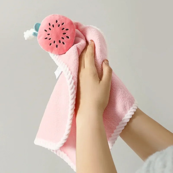 30*30cm Cartoon Animal Baby Hand Towel Christmas Snowman Children Hand Towels Bathroom Washing Hand Towel Cloth Xmas Gift