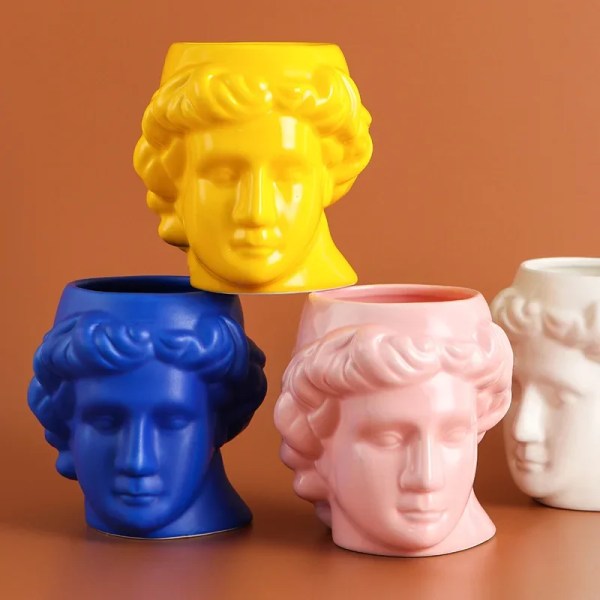 Spanish Goddess Cup Apollo David Ceramic Mug Nordic Roman Sculpture Cup Coffee Cup Shape Cup