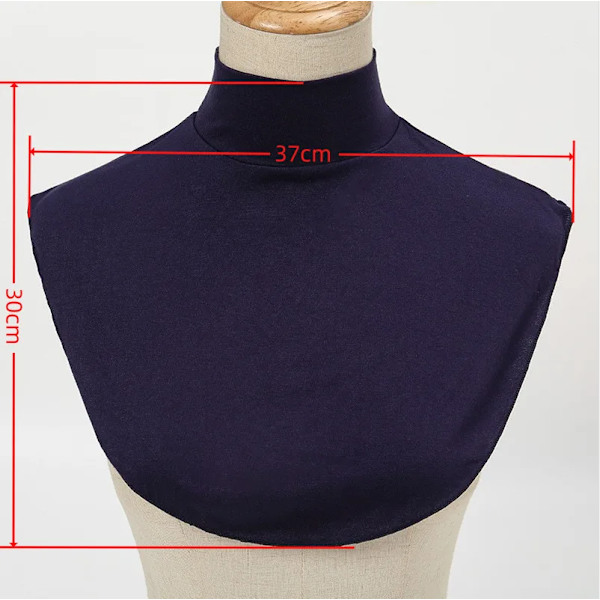 2023 Fashion Womens Modal Turtleneck Fake Collar Extensions Solid Color Neck Half Top Blouse Plain Winter Warmer High Neck Cover