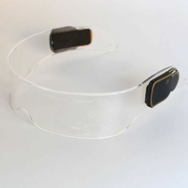 Luminous LED Sunglasses Futuristic Cyber Punk RGB Neon Glow Decorative Glasses
