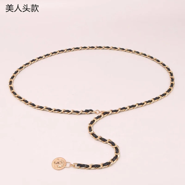 Belts for Women Personality Women Chain Belt Punk Rock Metal Women Belt Chain Gold Silver Waist Chain Jeans Belt Designer Belt