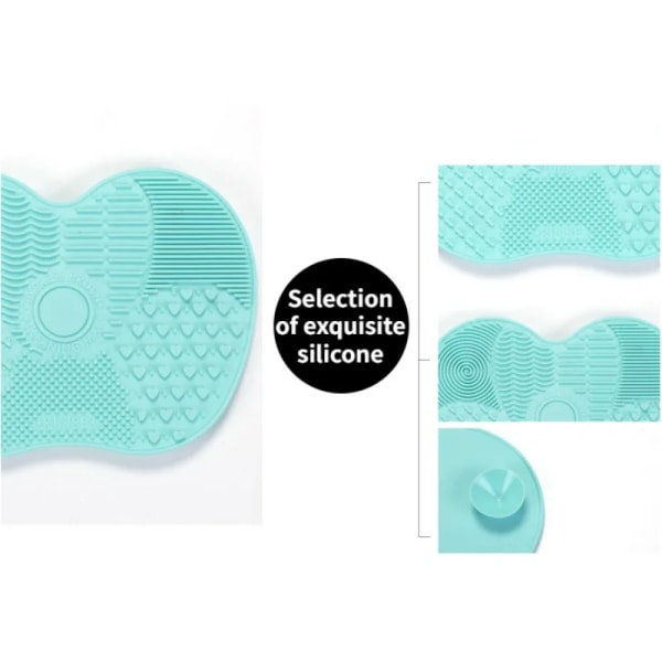1PC Silicone Makeup Brush Cleaner Pad Make Up Washing Brush Gel Cleaning Mat Foundation Makeup Brush Scrubber Board Tool