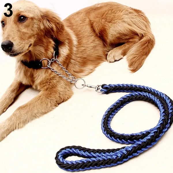 Hot Sales!!! Durable Nylon 130cm Dog Leash Traction Rope Collar Harness for Medium Large Dog