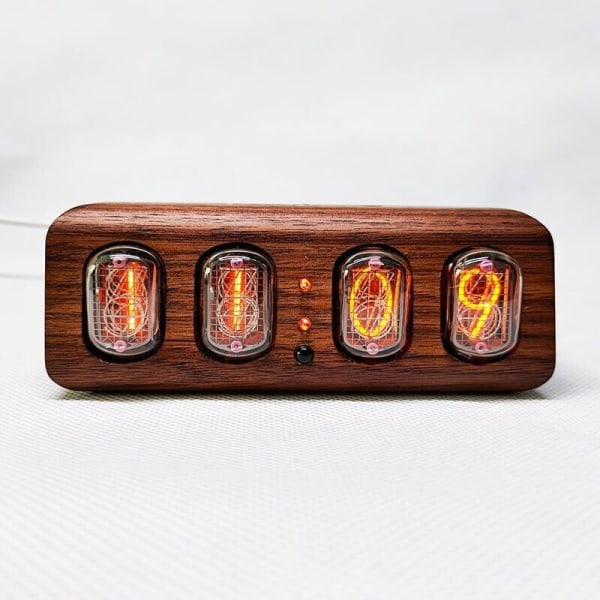 Bluetooth Clock IN12 Glow Tube Clock Nixie Clock 4-Digit Electronic Alarm Clock