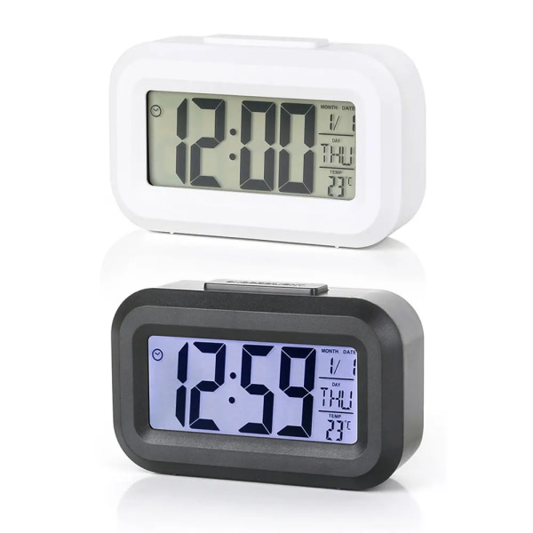 LED Digital Alarm Clock Electronic Digital Alarm Screen Desktop Table Clocks For Home Office Backlight Snooze Calendar Clock