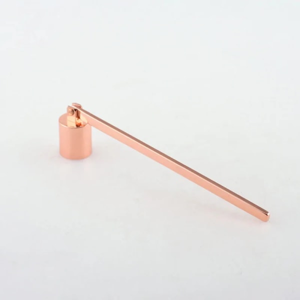 Stainless Steel Candle Snuffer Wick Dipper Long Handle Bell Candle Cover Tool 19cm Candle Safety Extinguishing Accessories