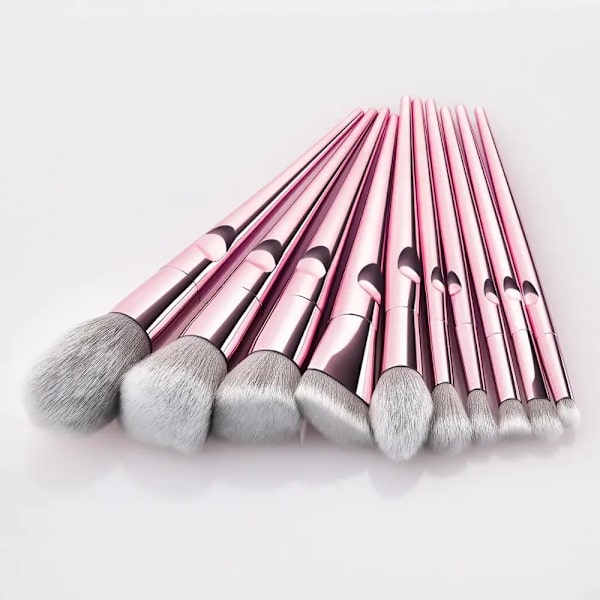 Rose gold makeup brush tip handle single high gloss blush brush eyebrow brush eye shadow brush professional makeup brush set