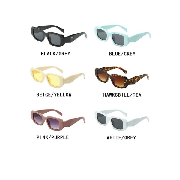 Rectangular Sunglasses  men and women  fashion personality UV400