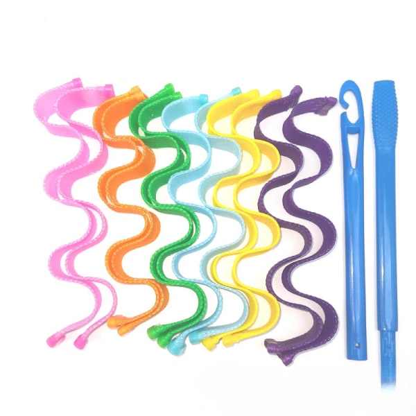 No heat curl magic curl water wavy curl Chicken rolls magic curl manual curl tool hair curler  heatless hair curler