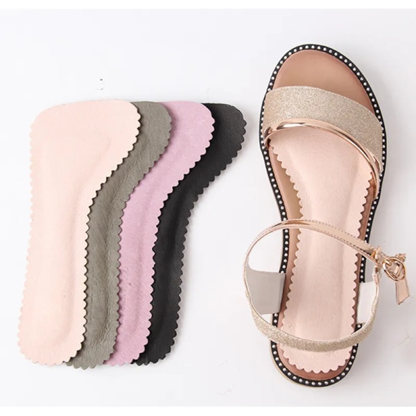 Self-adhesive Sandals Insoles Breathable and Sweat-absorbent High-heeled Shoes Non-slip Stickers Seven-point Pads Soft Bottom