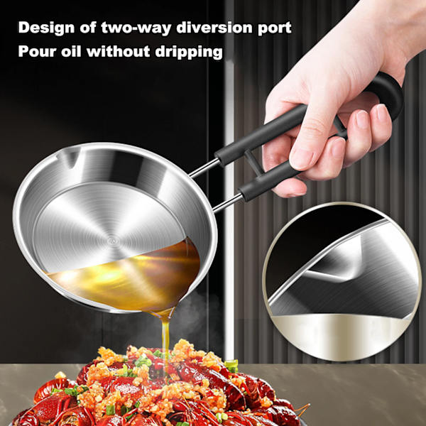 Mini Nonstick Frying Pan Breakfast Wok Steak Egg Pancake Pot 304 Stainless Steel Pan Bottom Induction Cooker Gas Stove