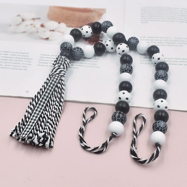 Curtain Tie Window Rope Bead Backstiebacks Holdbacks Drapery Straps Panels Holder Holdback Tieback Belt Ties Halloween Wooden