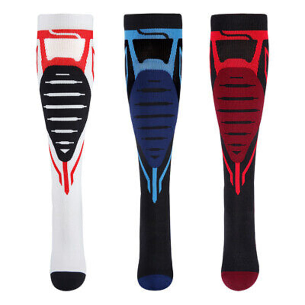 3 PC in 1 Men's Sports Running Stocking High Elastic Compression Long Tube Socks