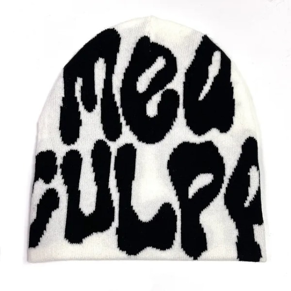 Mea Culpas Beanie Bonnet Y2k Beanies Mea Culpa Women's Cap Winter for Women Hats Accessories