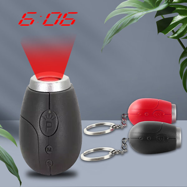 Projection Digital Alarm Clock LED Mini Projection LCD Digital Voice Talking