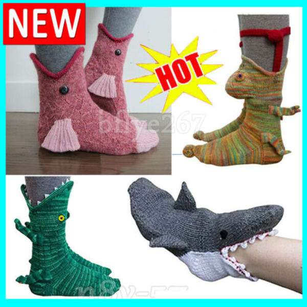Crocodile Socks Animal Socking Winter Warm Christmas Gift Knitted Novelty Unisex