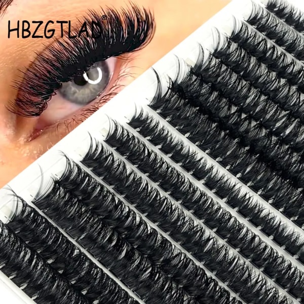 30D 40D 60D 80D Mixed Tray Individual Lashes 3D Russia Volume Eye Lashes Soft Natural Lashes Mink Lash Cluster False Eyelashes
