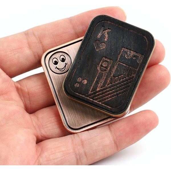 2022 Click Clicker Poker Slider Push Card Hand Fidget decompression EDC Toy Gift