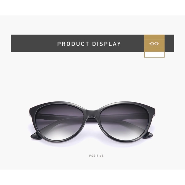 Luxury 20/20 Vintage Polarized Cat Eye Sunglasses Women Gradient Lens Eyewear